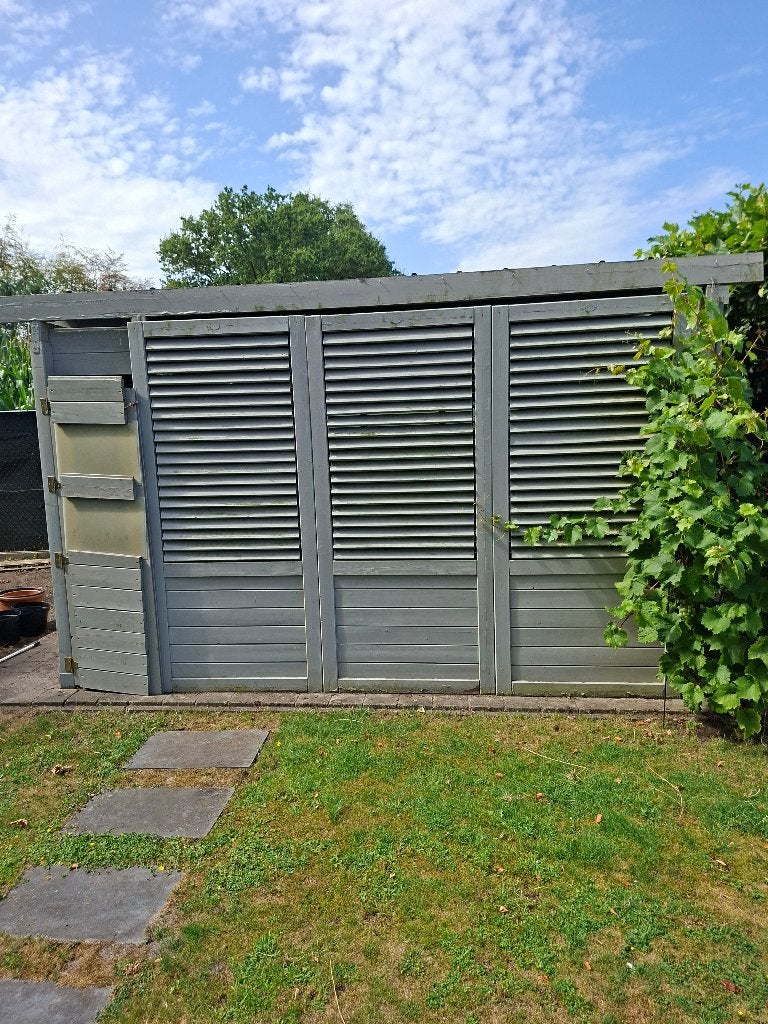 Stalen tuinhuisdak, Tuin en Terras, Ophalen, Gebruikt, Overige typen