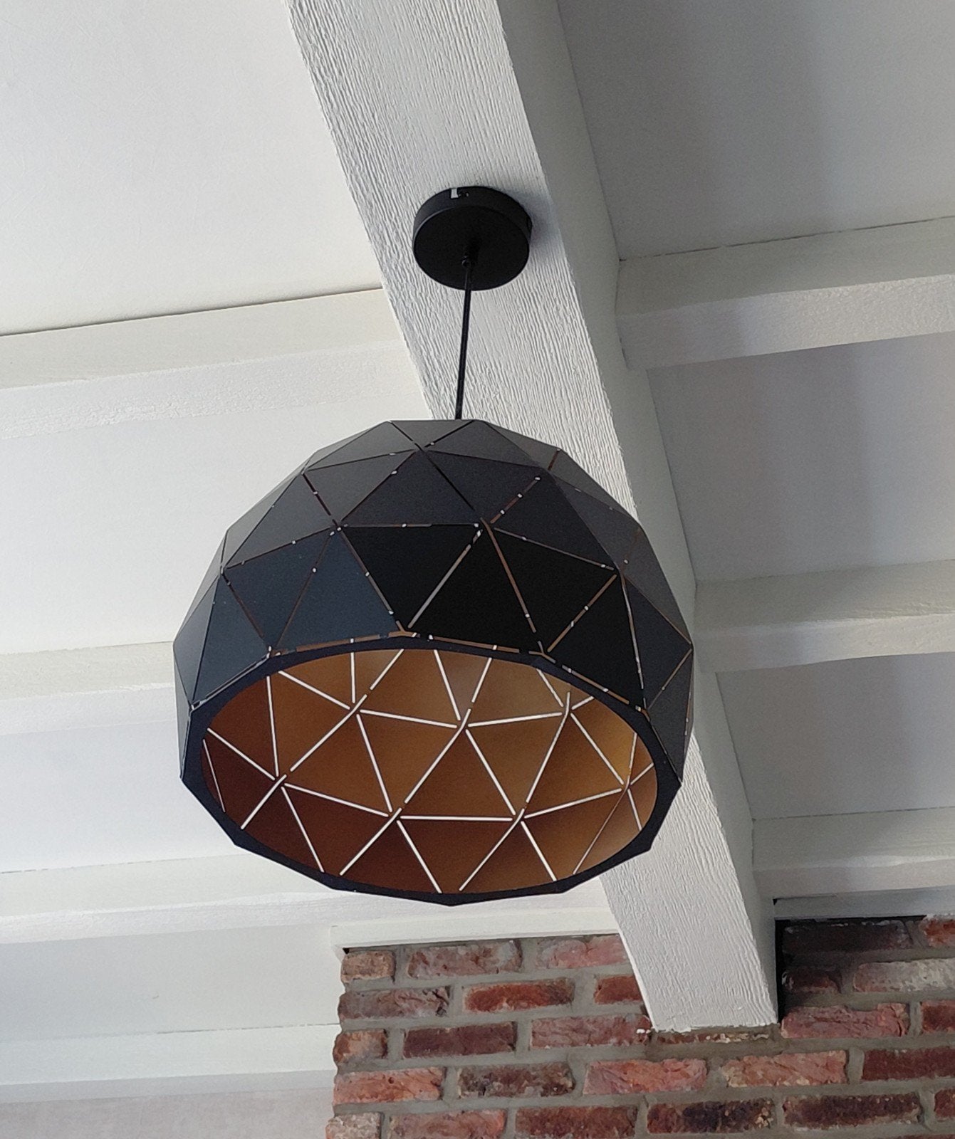 2 EGLO design lampen, Design, Zo goed als nieuw, Metaal, E27 (groot)