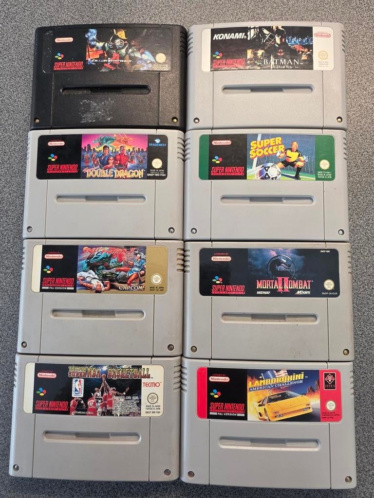 Super Nintendo games 8 stuks, Games en Spelcomputers, Ophalen of Verzenden