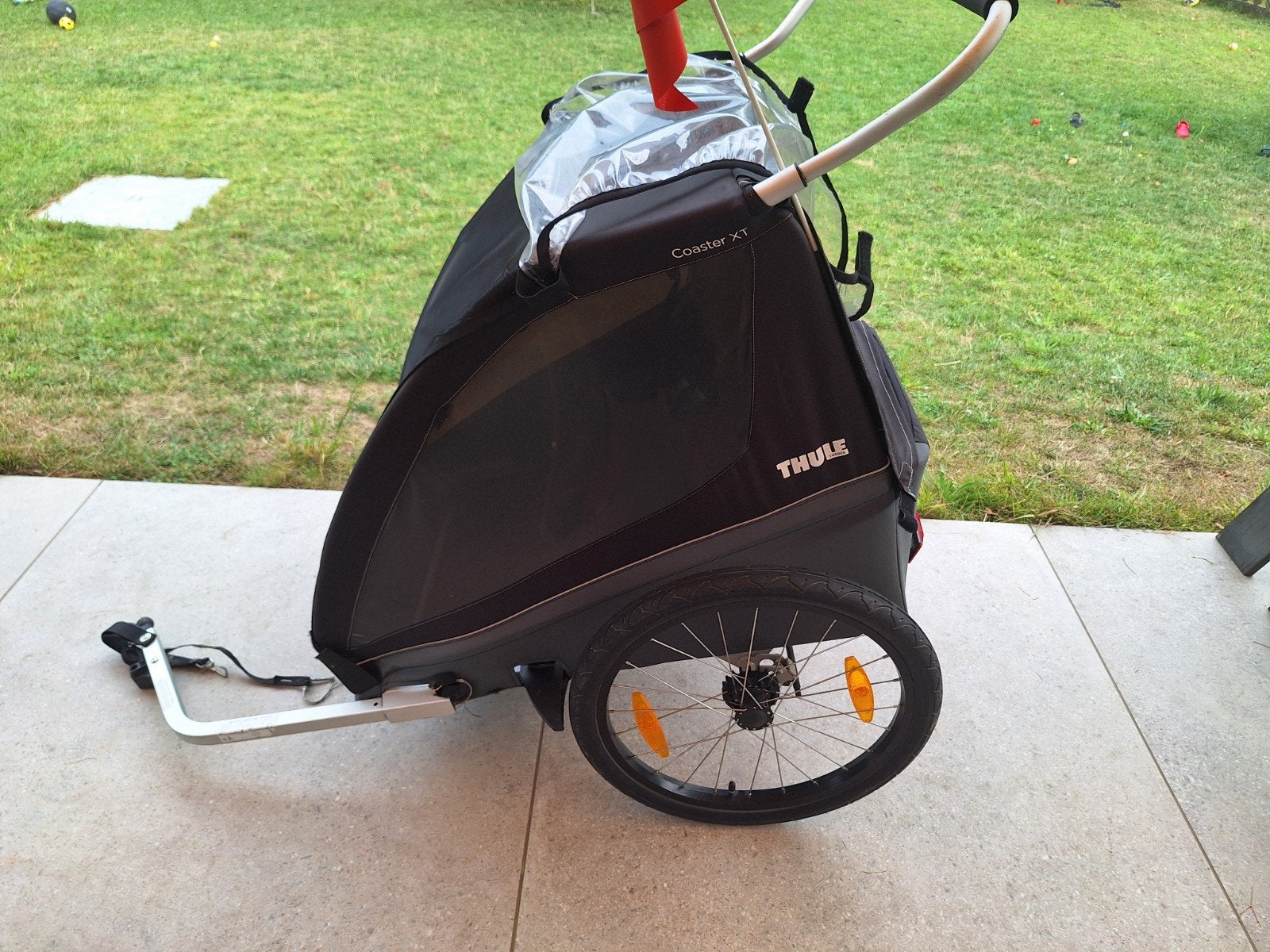 Fietskar Thule Coaster perfecte staat, Ophalen, Opvouwbaar, Zo goed als nieuw, Thule xt