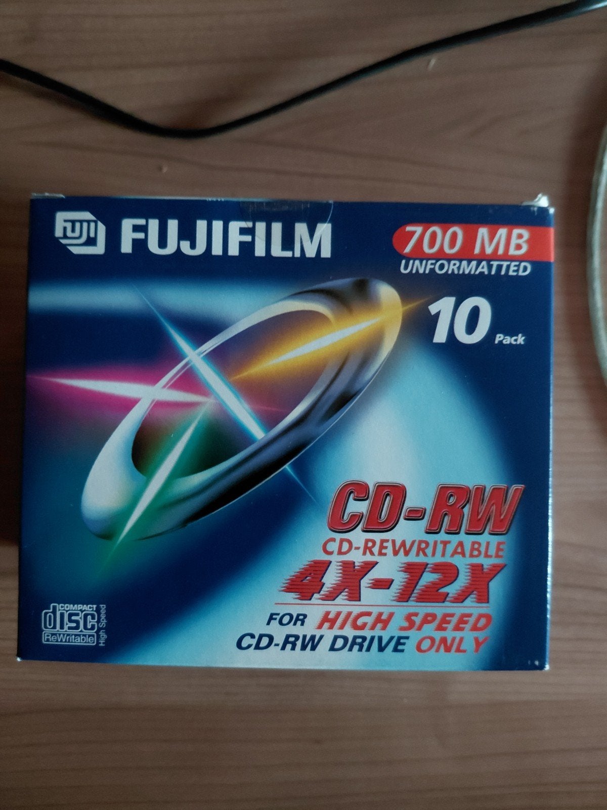 Fujifilm CD-Rewritable 700MB 4X-12X 10-pack, Computers en Software, Herschrijfbaar, Cd, Nieuw, Ophalen of Verzenden