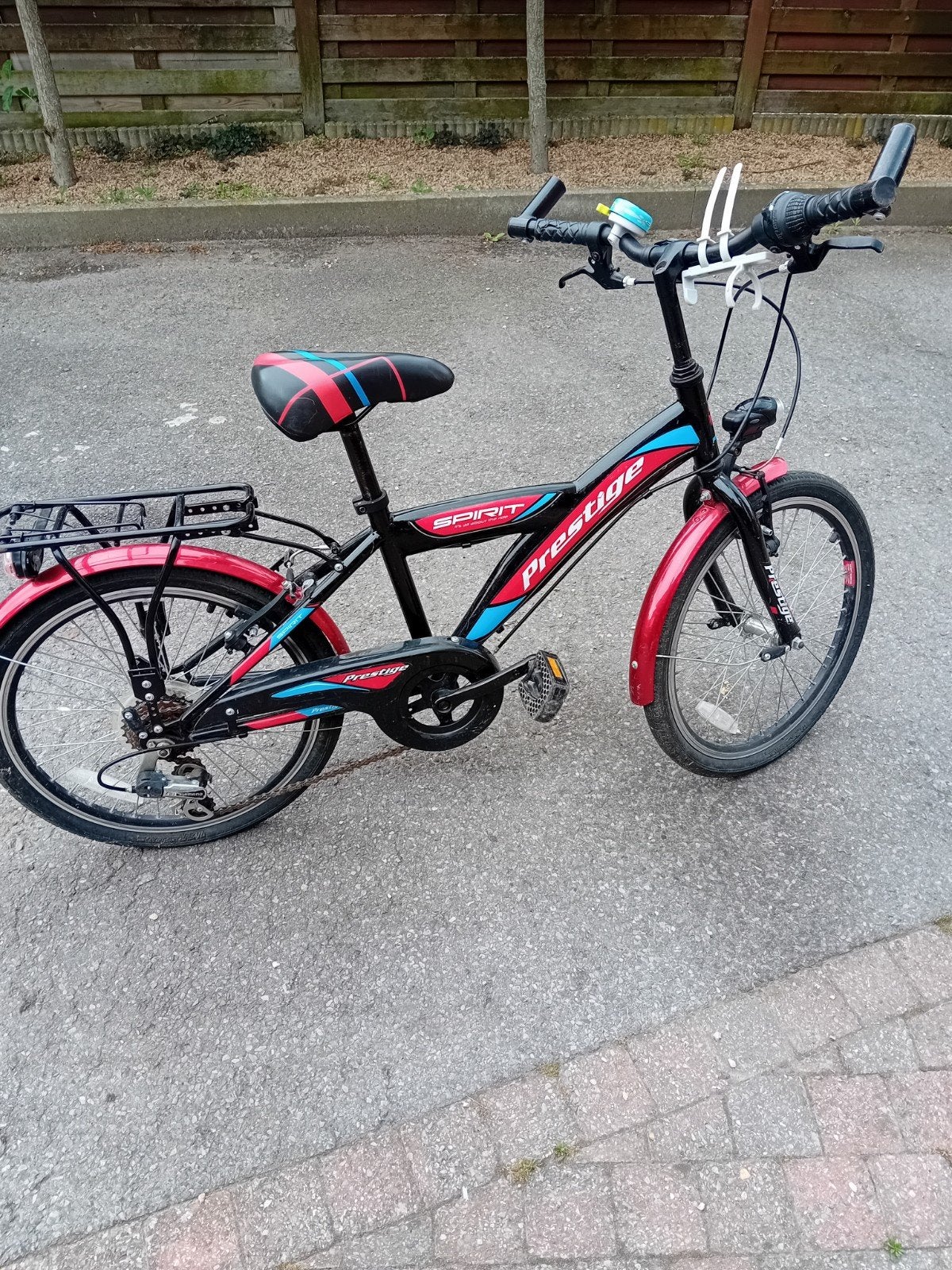 Jongensfiets prestige 20", Ophalen
