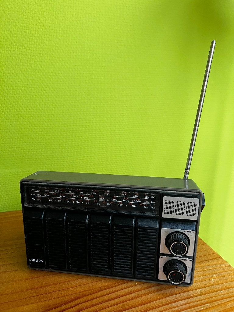 Philips 380 - Vintage Radio, Enlèvement ou Envoi, Utilisé, Radio