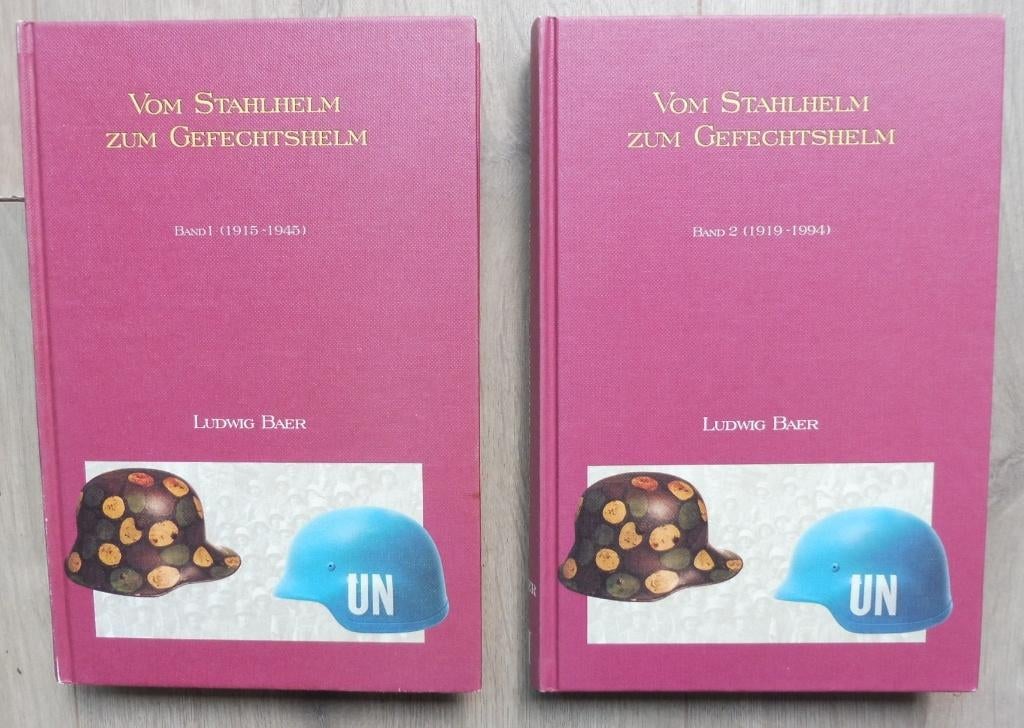 Standaardwerk voor de helmenverzamelaar Band 1 & 2 Baer, Verzenden, Landmacht, Boek of Tijdschrift