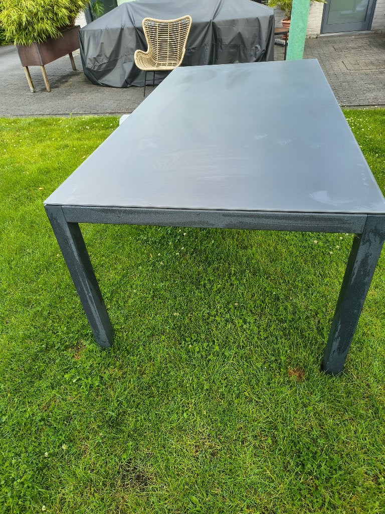 tuintafel, Tuin en Terras, Tuintafels, Ophalen, Gebruikt, Aluminium