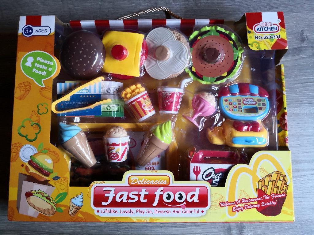 Fastfood speelgoedset, Ophalen