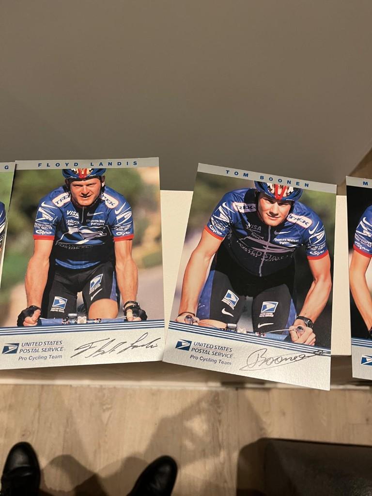 US Postal Media Guide: Lance Armstrong, Floyd Landis, ..., Enlèvement, Comme neuf, Cartes de joueur