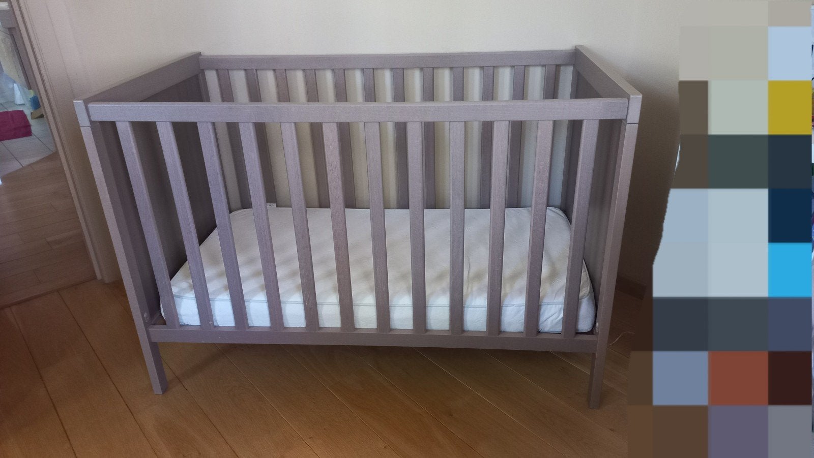 stapelbed grijs/taupe, Kinderen en Baby's, Ophalen, Minder dan 140 cm, Minder dan 70 cm, Matras