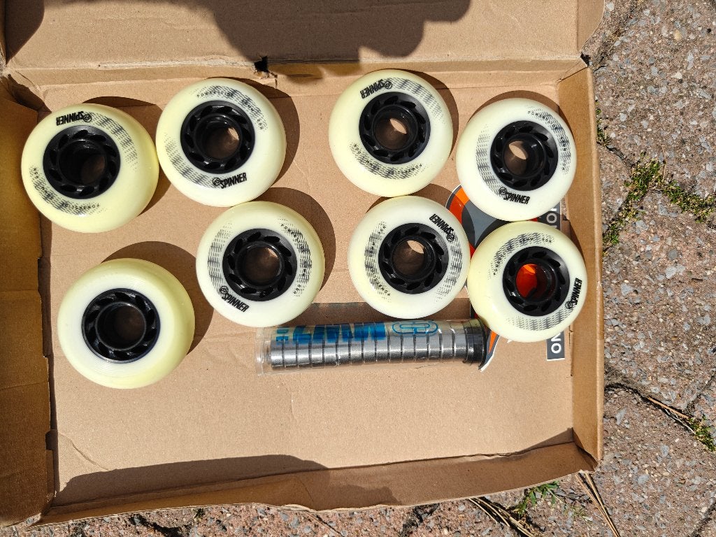 Skatewielen Spinner met rollagers, Ophalen of Verzenden, Nieuw, Inline skates 4 wielen, Overige merken