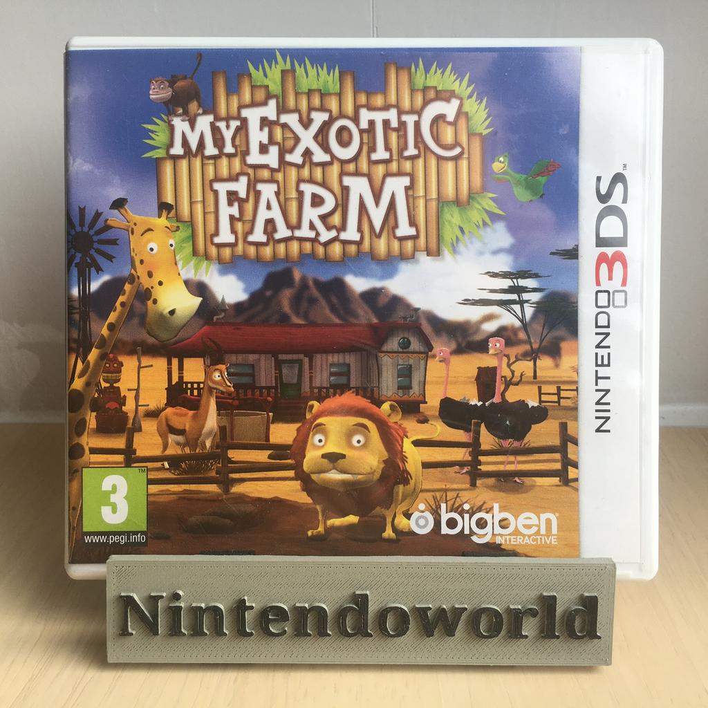 Ma ferme exotique (3DS), Enlèvement, Comme neuf