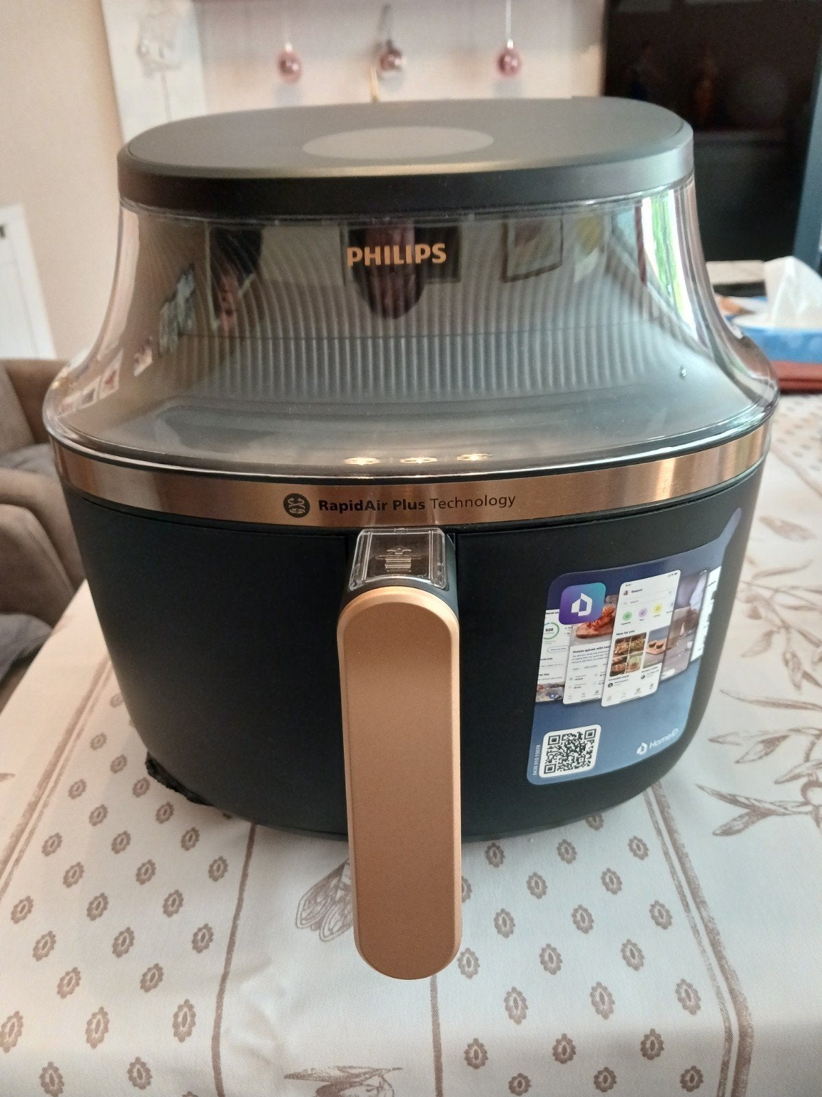 Philips airfryer + bakvorm, Elektronische apparatuur, Ophalen of Verzenden, Zo goed als nieuw, Airfryer