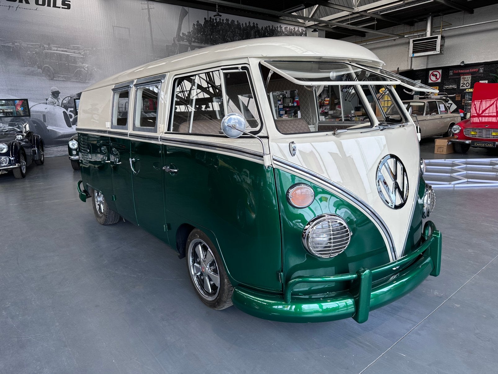 Volkswagen T1 splitbus - 1964 - 2300cc - custom!, Autos, Cuir, Achat, Entreprise, 5 places