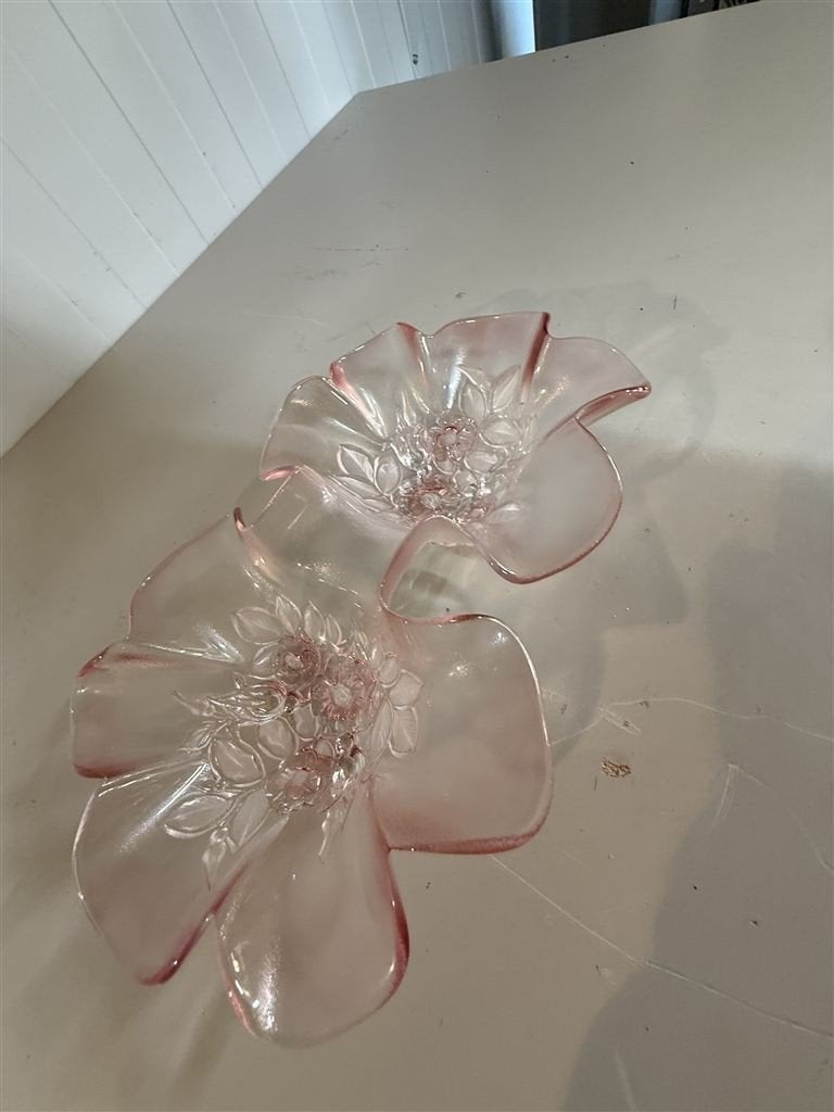 Vintage Roze Kristallen Kom - Mikasa Rosella, Ophalen of Verzenden, Zo goed als nieuw