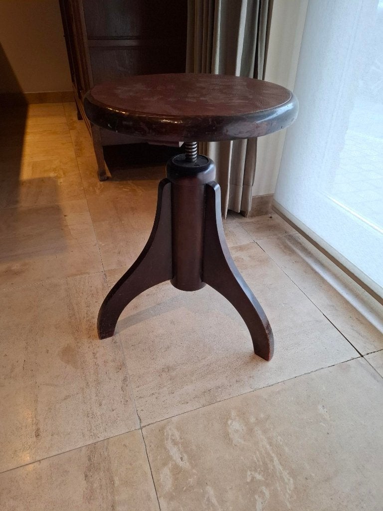 Tabouret in hout, Maison & Meubles, Enlèvement, Réglable en hauteur, Utilisé, Bois