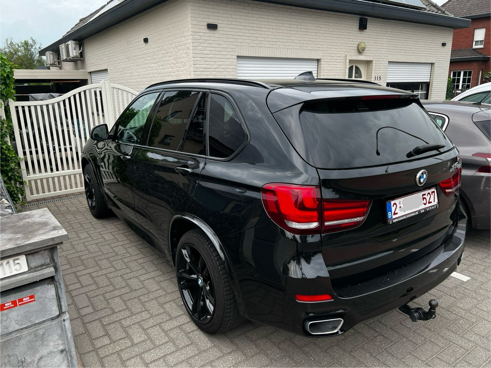 Bmw x5 3.0 X40D M-pack int/ext 313 pk Full Full option, Automaat, Startonderbreker, Zwart, Leder