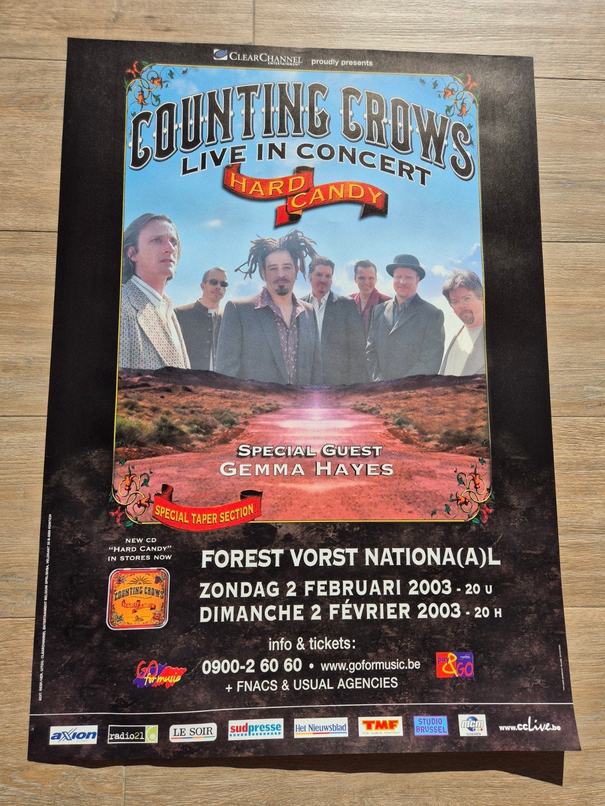 Counting Crows Forest Forest National 2003, Enlèvement ou Envoi, Comme neuf, Musique