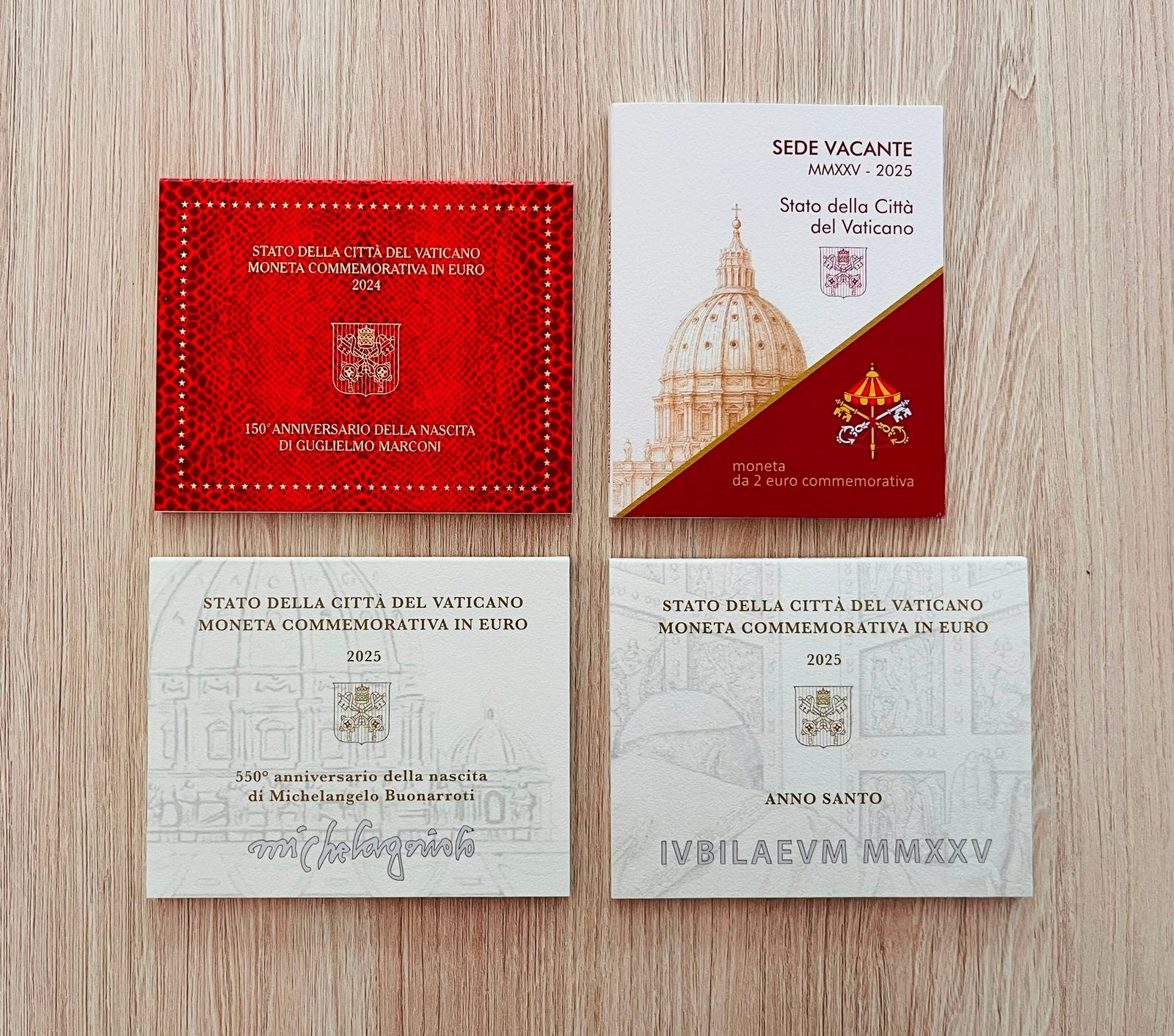 herdenkingsmunten Vaticaanstad 2024/2025, Timbres & Monnaies, Monnaies | Europe | Monnaies euro, Enlèvement ou Envoi, Vatican