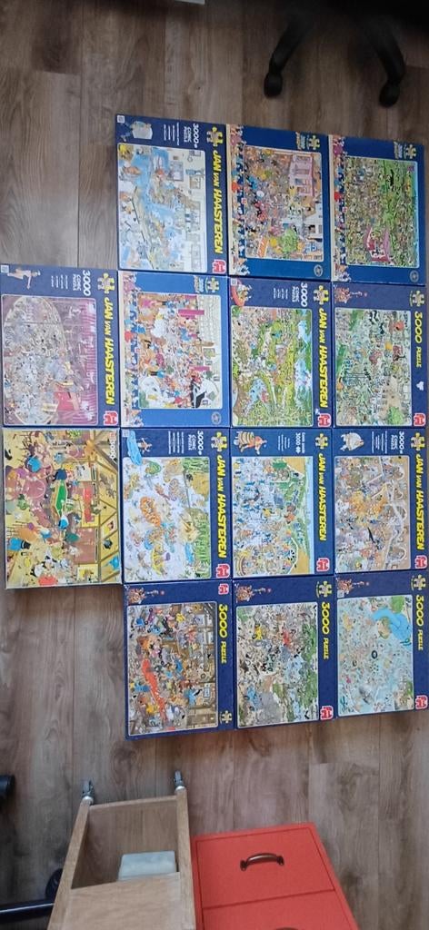 Lot Jan Van Haasteren 3000 stuks, Enlèvement