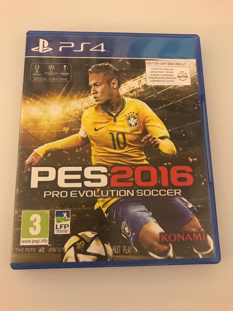 Jeu PS4 PES 2016 : Pro Evolution Soccer, Enlèvement, Utilisé, À partir de 3 ans