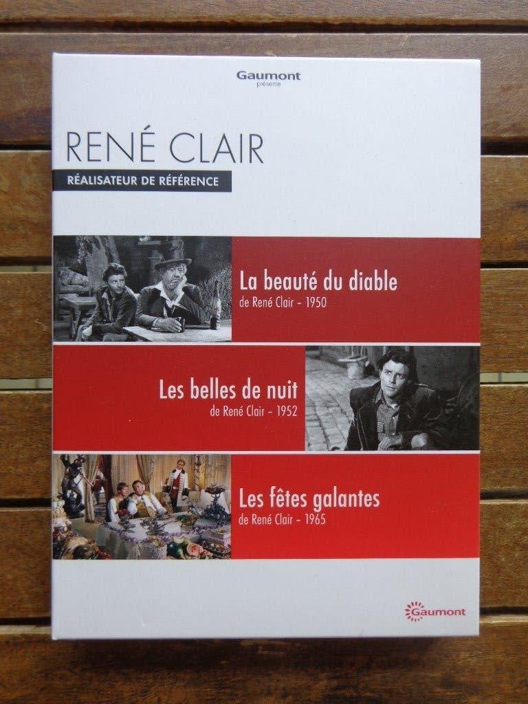)))  Coffret René Clair  //  3 Films  (((, CD & DVD, DVD | Comédie, Enlèvement ou Envoi, Tous les âges, Français, Comme neuf