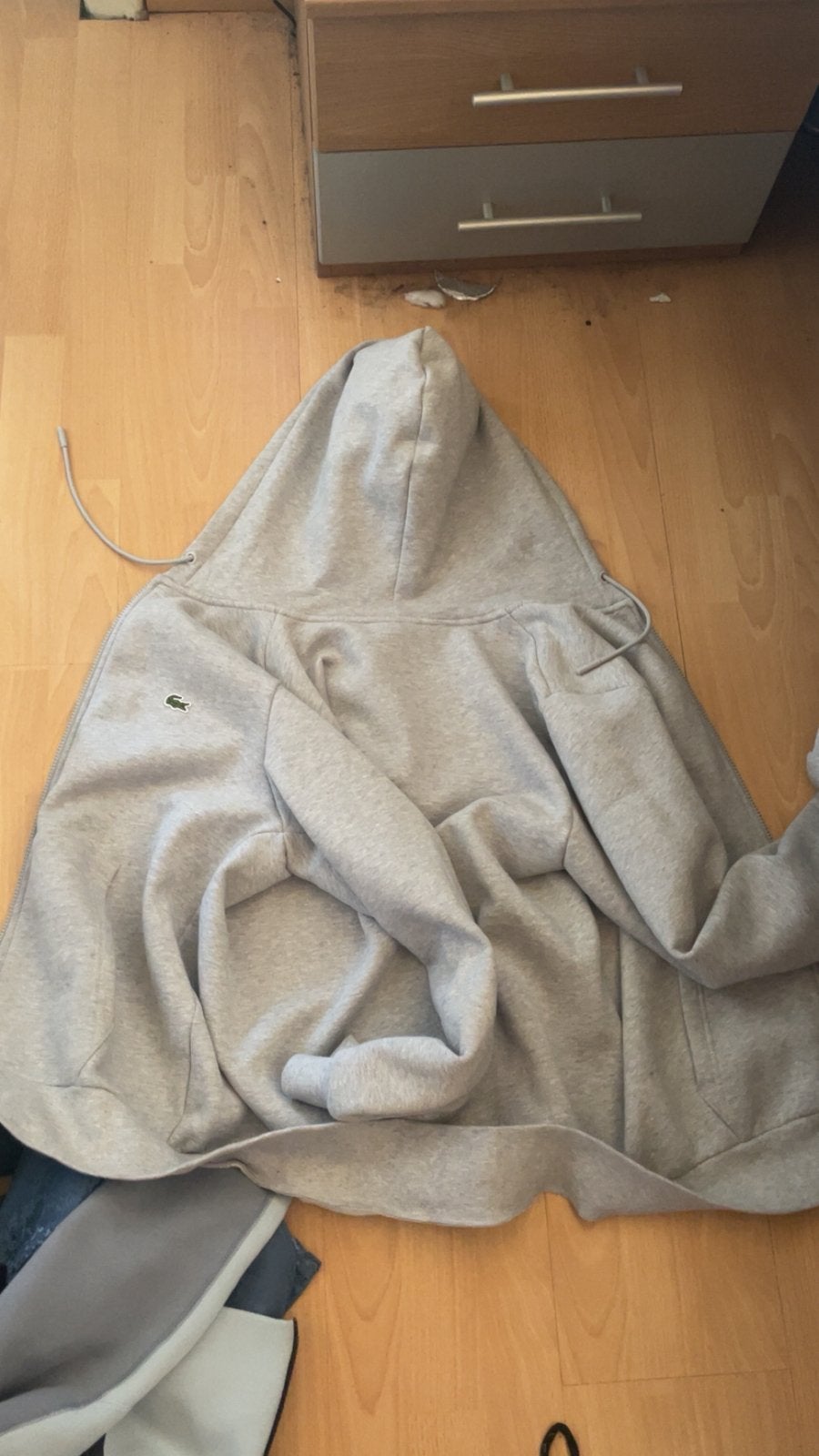 NIEUW lacoste vest, Kleding | Heren, Truien en Vesten, Ophalen, Nieuw, Maat 48/50 (M), Grijs