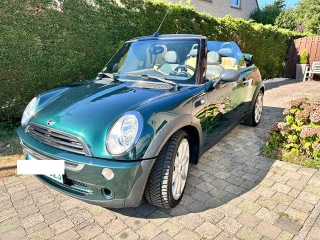Mini One Cabriolet Sildewalk/leer/Air co/, 4 zetels, Beige, 4 cilinders, Cabriolet