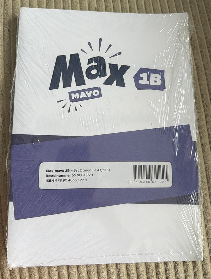 Max-mavo 1B - set 2 module 4-5, Boeken, Schoolboeken, Ophalen of Verzenden, Nieuw, BSO, Maatschappijleer