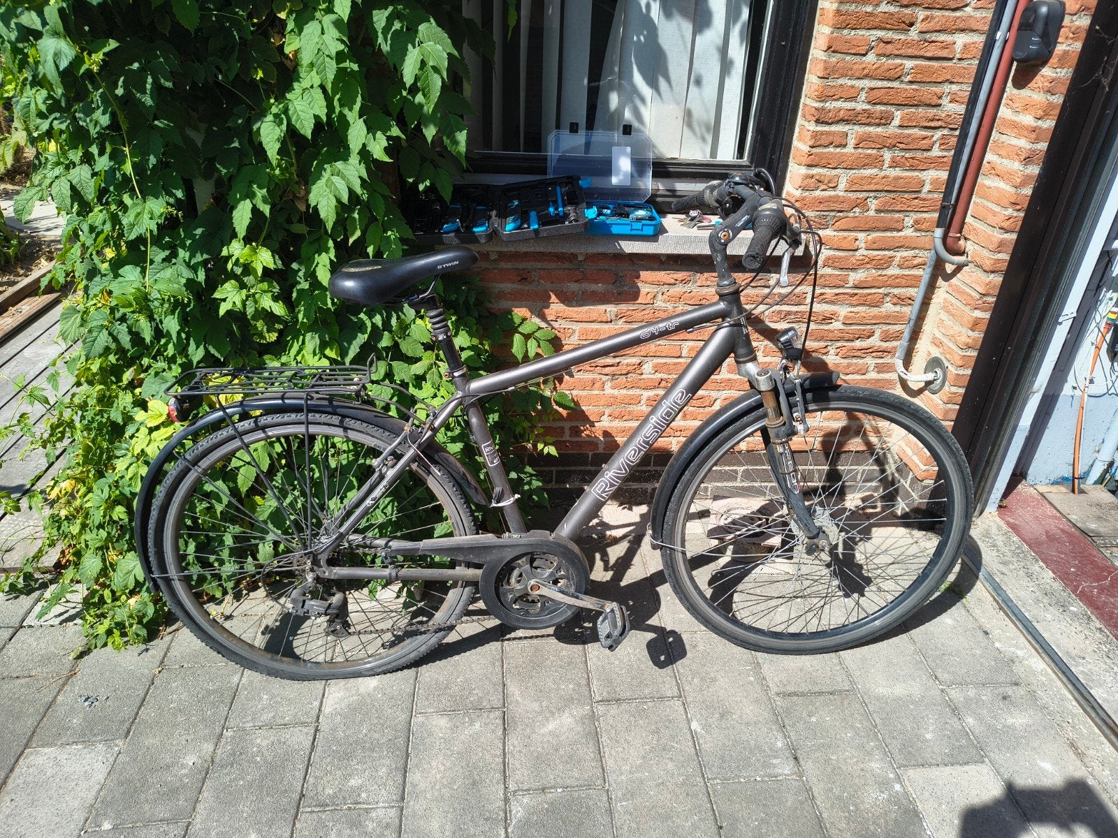 Riverside herenfiets, Fietsen en Brommers, Ophalen, Gebruikt, Meer dan 20 versnellingen, Overige merken