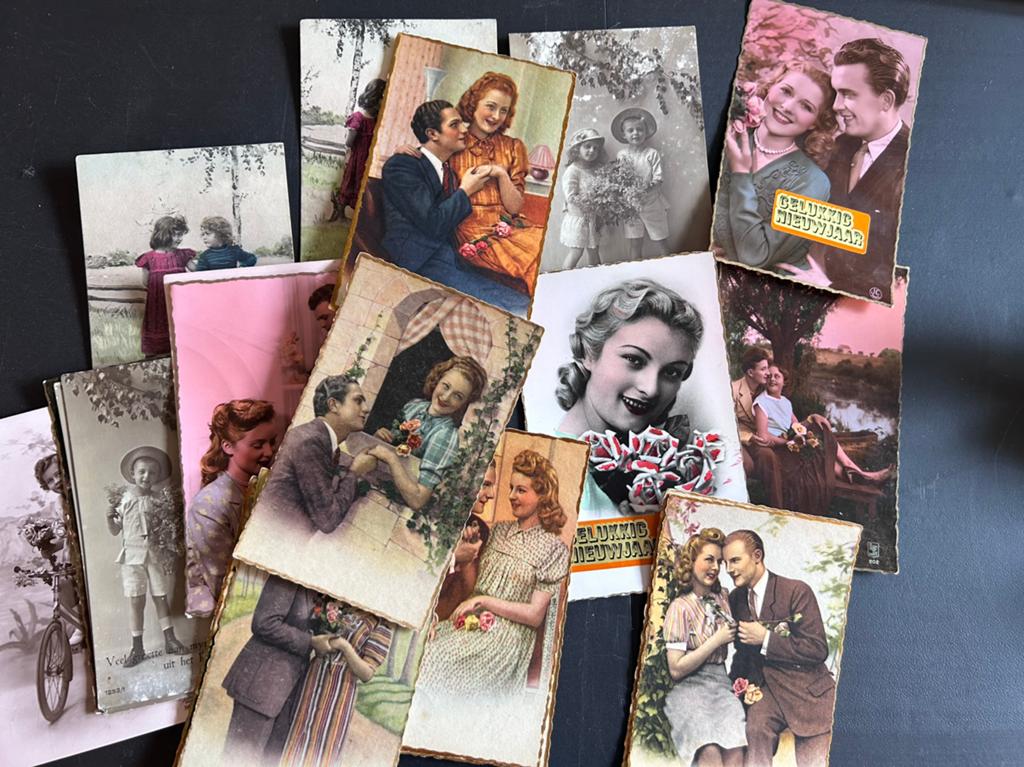 Lotje oude kaartjes, Verzamelen, Foto's en Prenten, Ophalen, Zo goed als nieuw, Foto