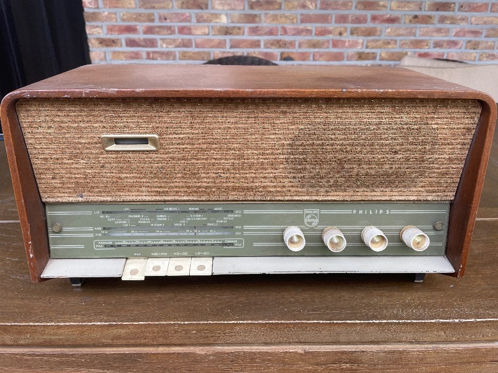 Oude radio, Audio, Tv en Foto, Radio's, Ophalen, Gebruikt, Radio