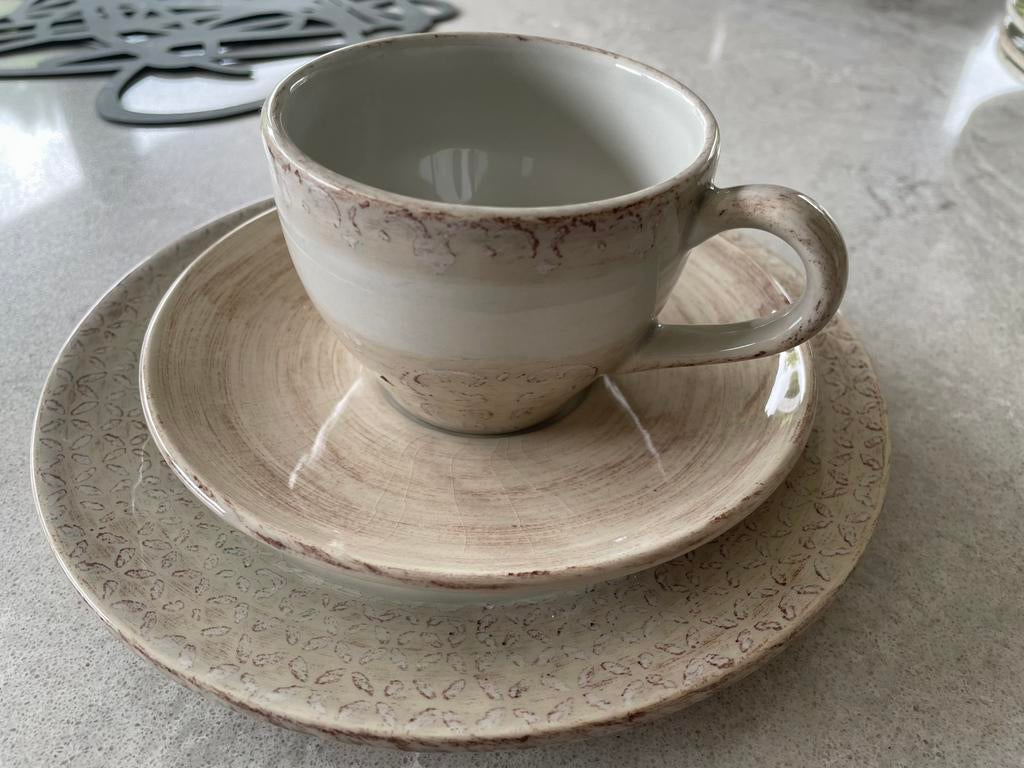Prachtig FLAMANT HOME koffie service, Huis en Inrichting, Ophalen of Verzenden, Bord(en)