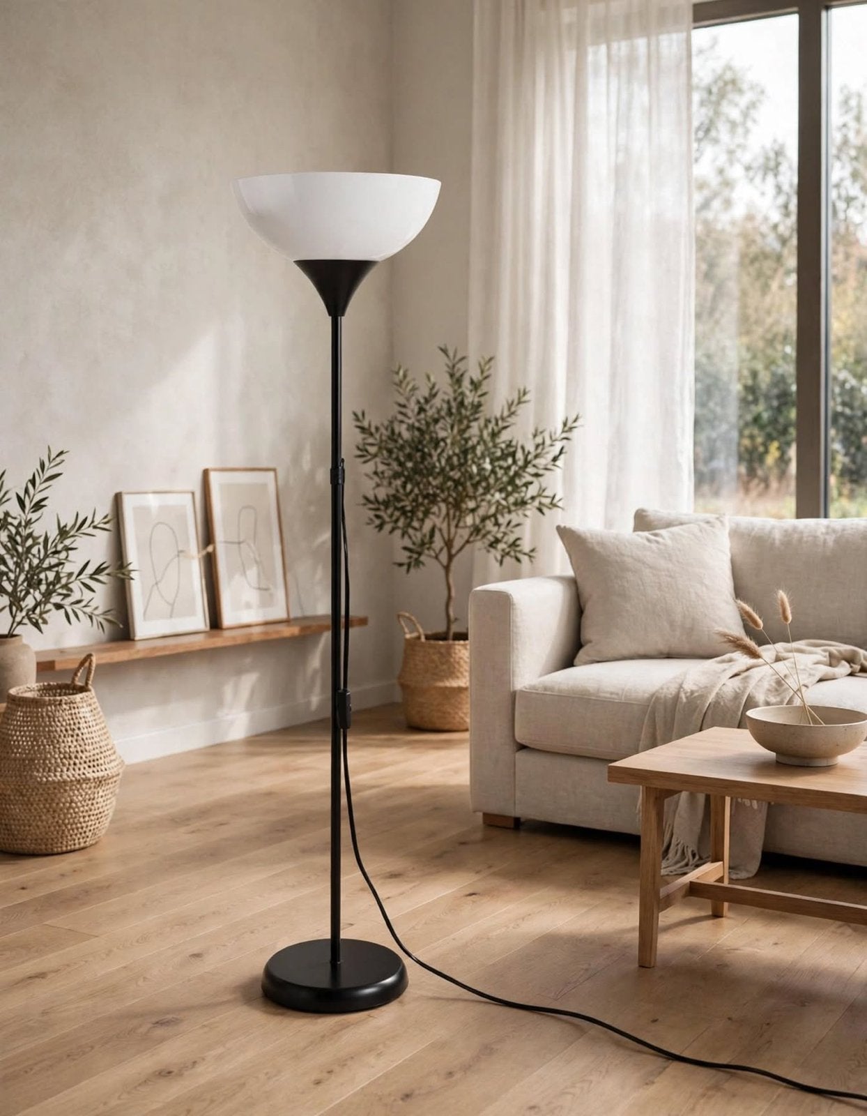 IKEA TÅGARP Vloerlamp / Staande Lamp Uplighter  - 15€, Huis en Inrichting, Lampen | Vloerlampen, Ophalen of Verzenden, Zo goed als nieuw