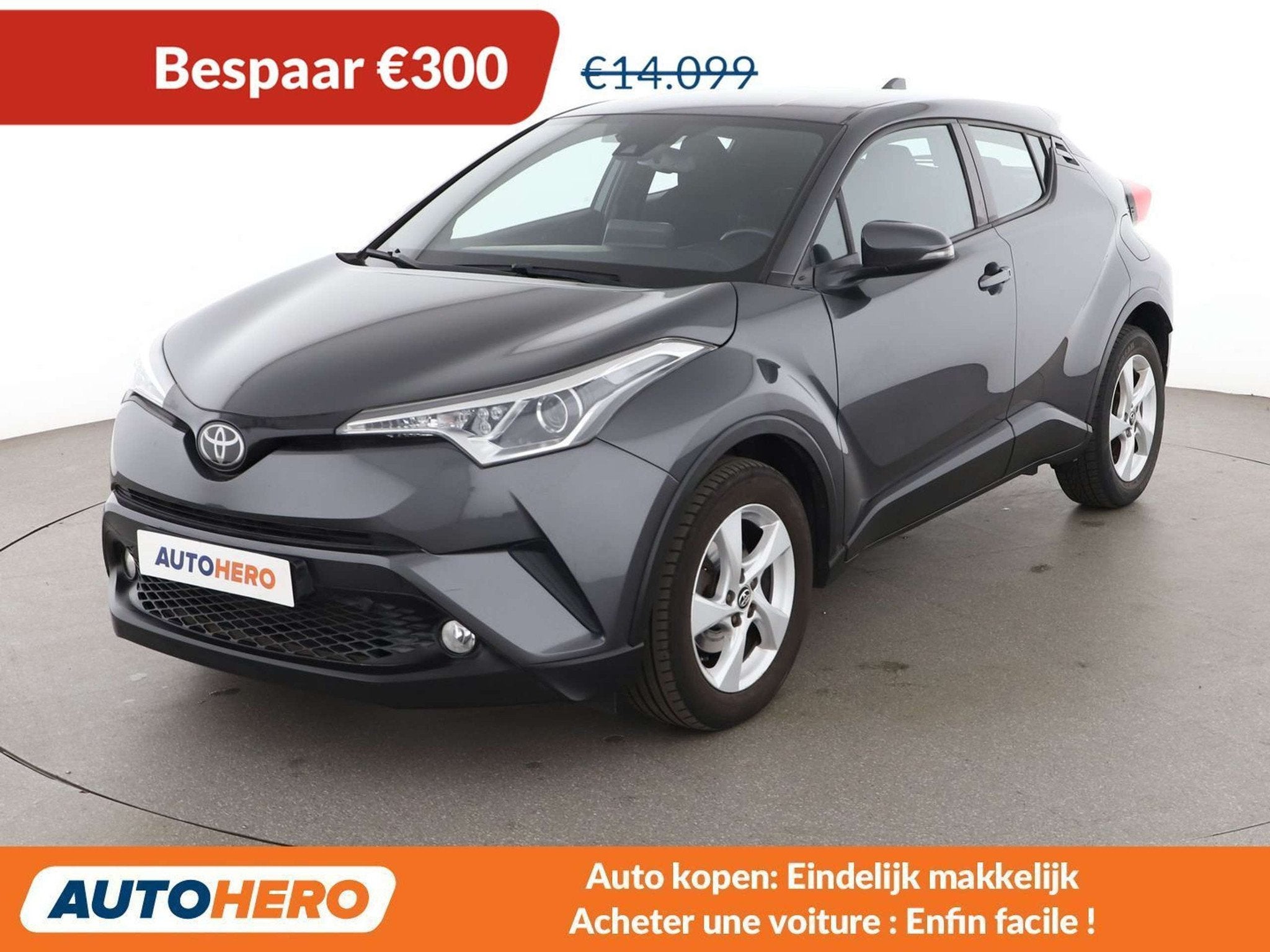 Toyota C-HR 1.2 Turbo Active (bj 2019), Auto's, Voorwielaandrijving, Stof, Gebruikt, 116 pk