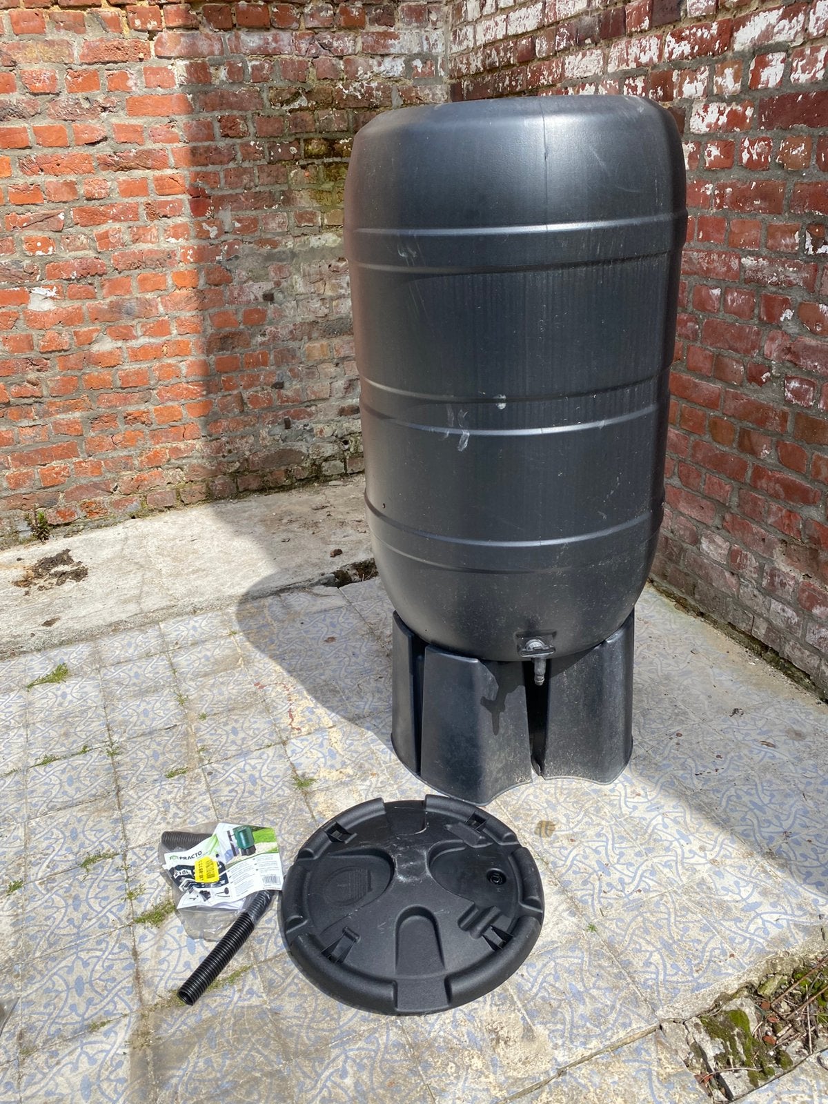 Practo Garden Classic regenton 210L  van de Gamma, Tuin en Terras, Regentonnen, Ophalen, Gebruikt, Kunststof