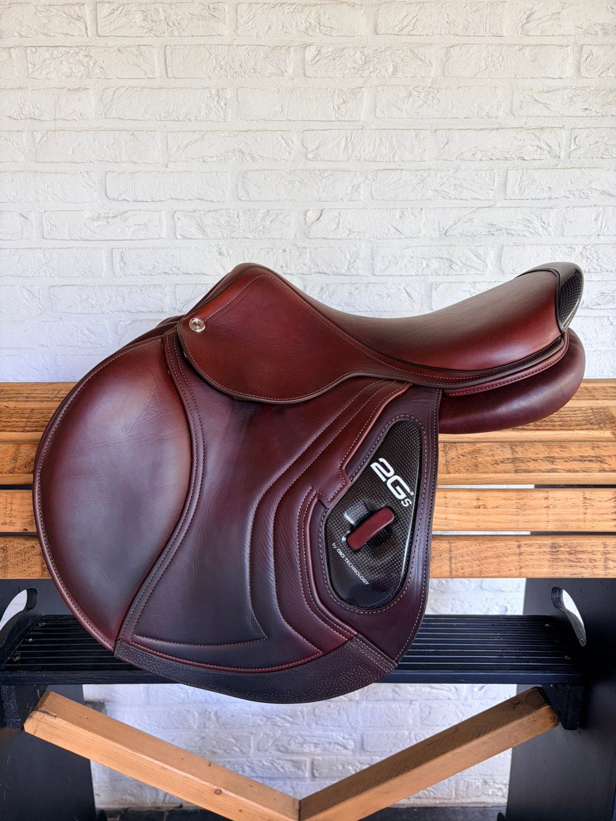 CWD 2GS springzadel 17,5 inch incl beugelriemen en hoes, Ophalen, L (17.5 inch), Close contact, CWD