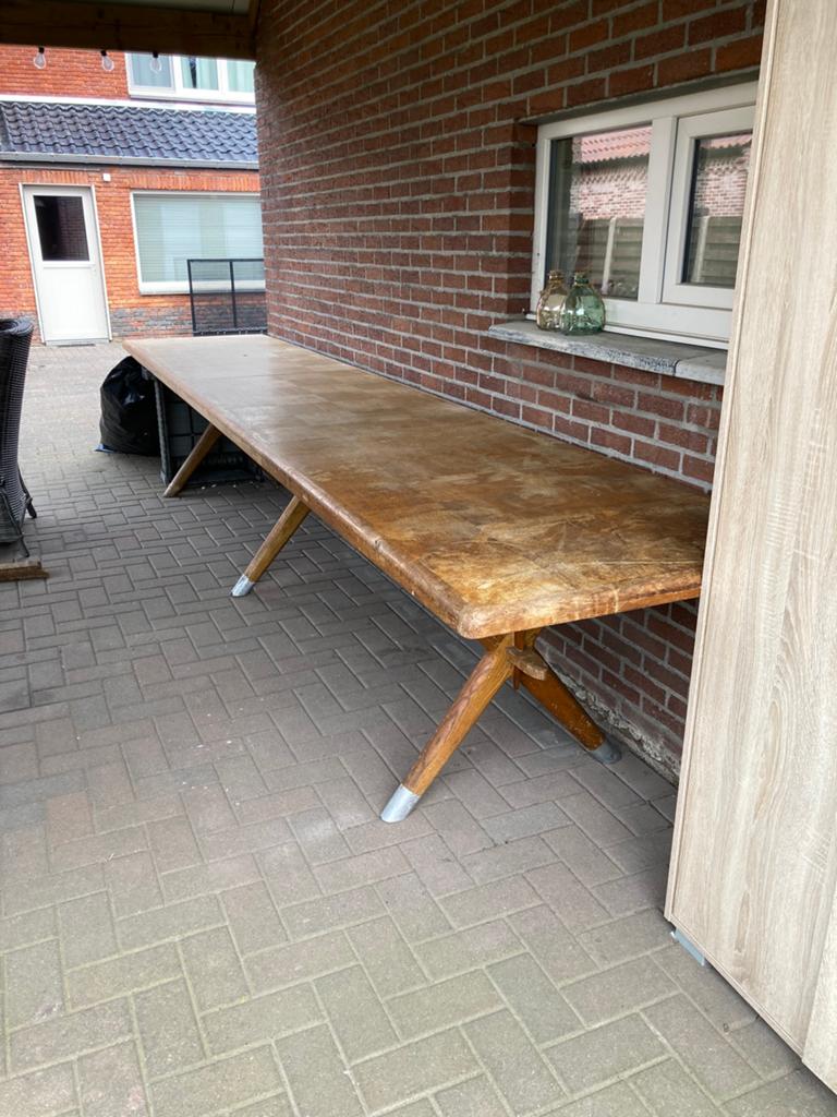 Lange tafel, Ophalen, Gebruikt