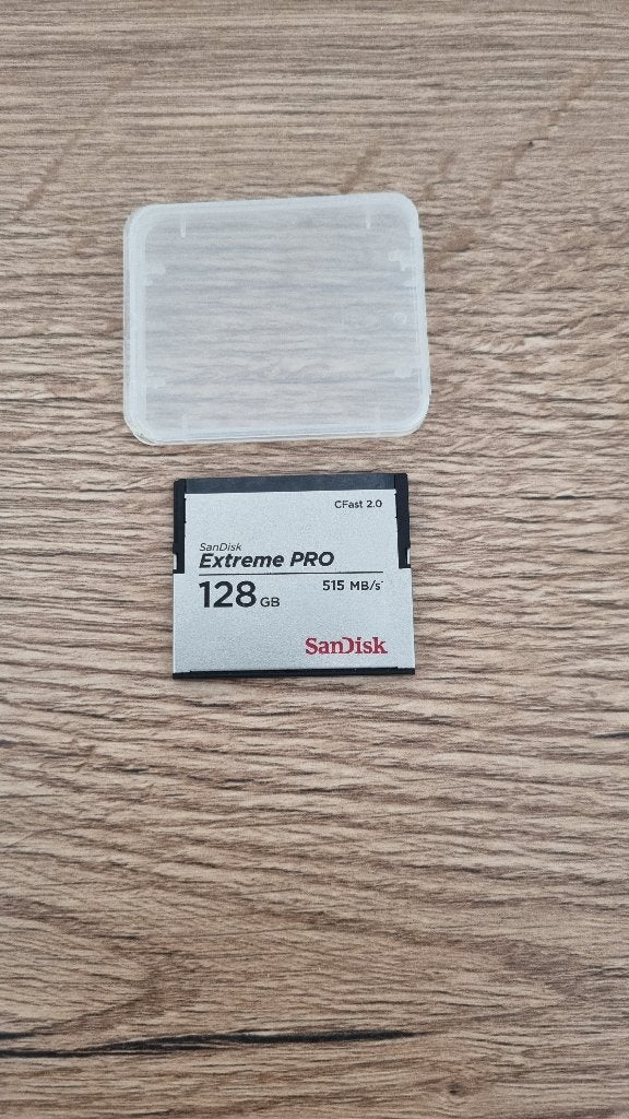 Sandisk CFast 2.0 Extreme Pro 128GB, Audio, Tv en Foto, Foto | Geheugenkaarten, Gebruikt, 128 GB, Fotocamera, Overige typen
