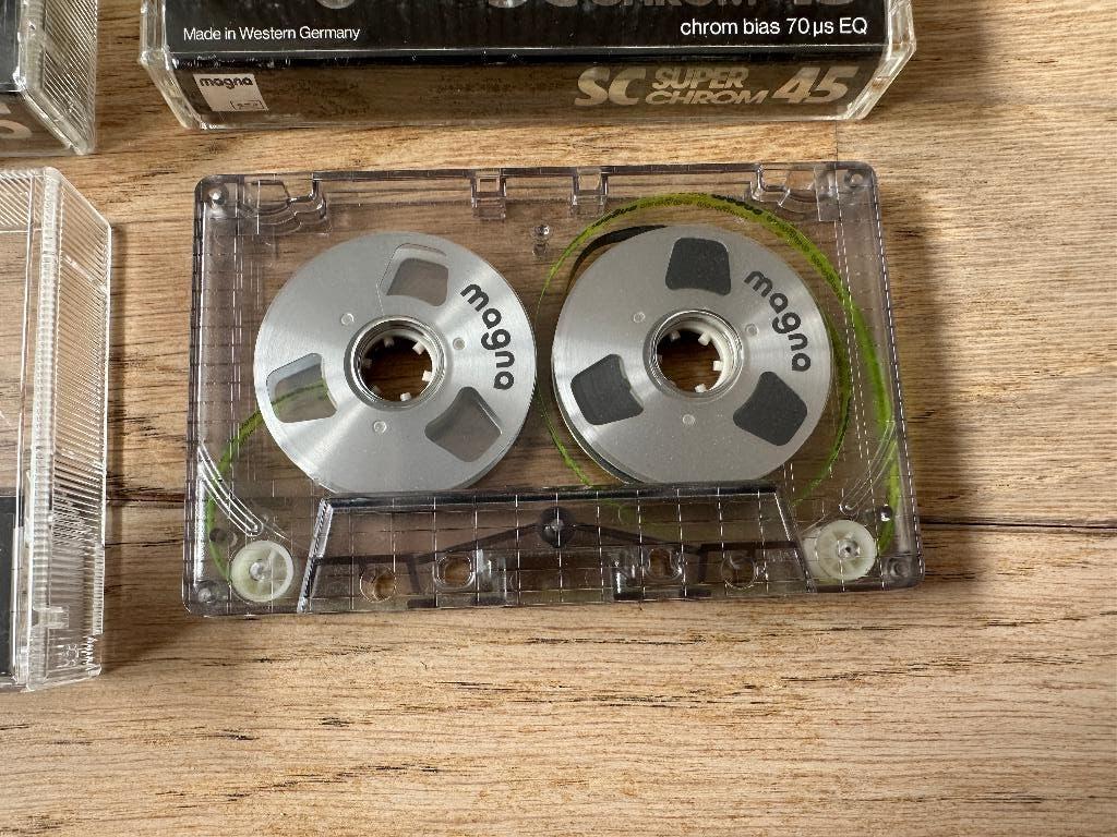 Reel audio cassette chrome, nieuw in ongeopende verpakking!, Ophalen of Verzenden, Nieuw in verpakking, Overige genres, 1 bandje
