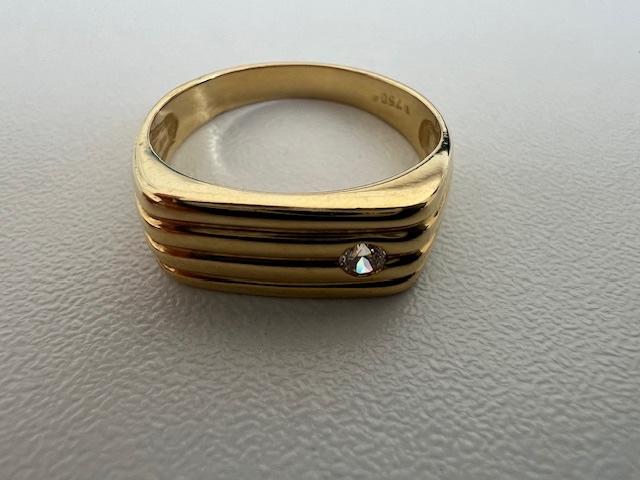 Gouden ring, Handtassen en Accessoires, Ophalen, Nieuw, Dame of Heer, Goud