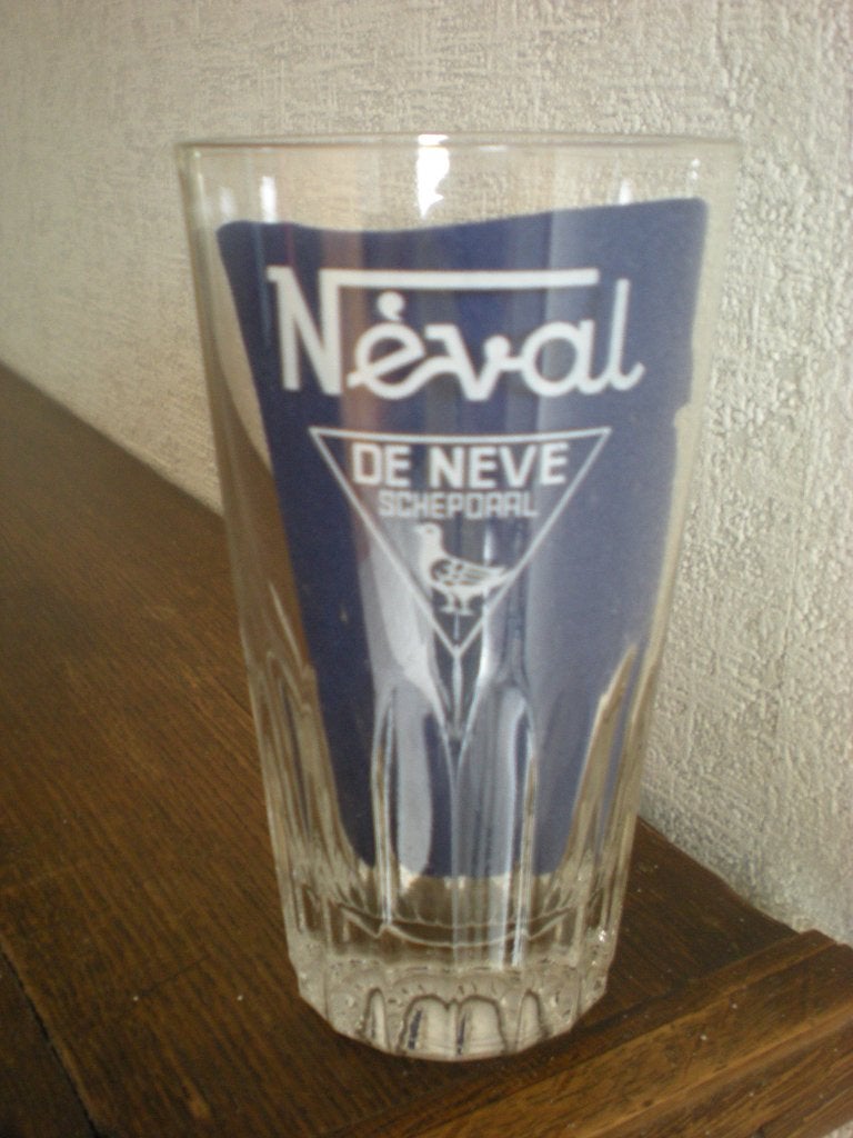 De Nève Schepdaal 33cl „Néval”, Verzamelen, Ophalen of Verzenden, Zo goed als nieuw, Glas of Glazen