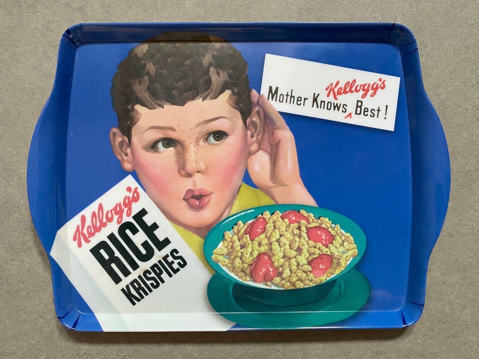 Kellogg’s retro dienblad, Ophalen of Verzenden, Gebruikt, Dienblad
