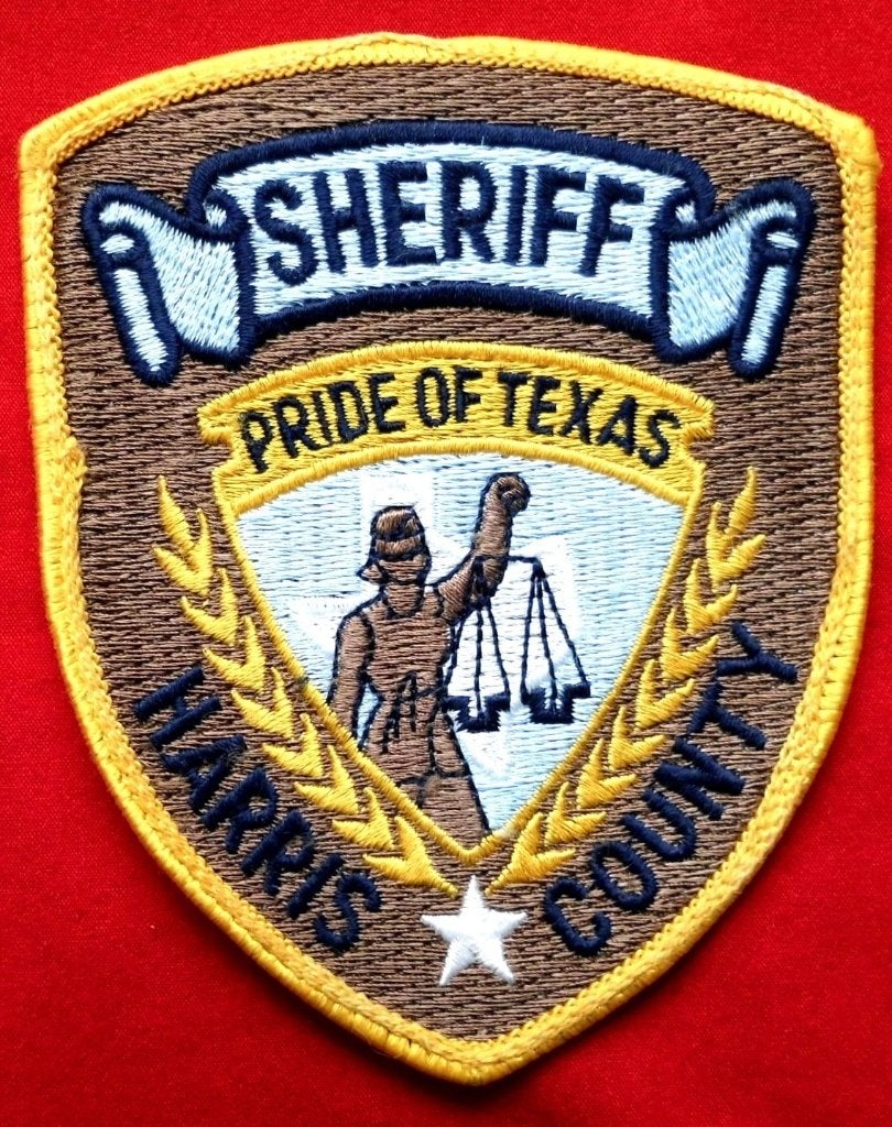 Emblème du shérif du comté de Harris, Enlèvement ou Envoi, Gendarmerie, Emblème ou Badge