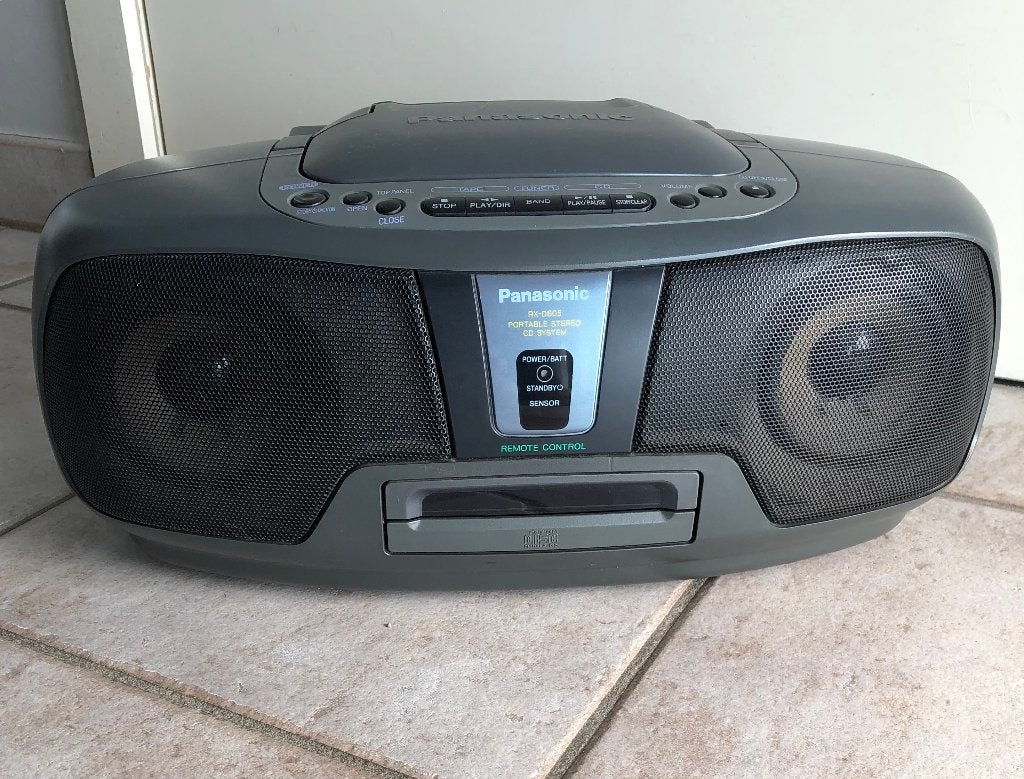 Panasonic RX-DS05 stereo Radio, CD-speler, cassette-corder, Ophalen, Zo goed als nieuw, Radio, Met cd-speler