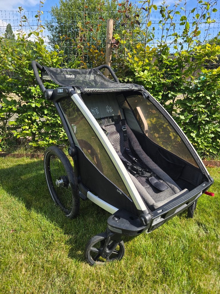 Thule fietskar chariot lite, Ophalen, Gebruikt, Vering, 20 tot 40 kg