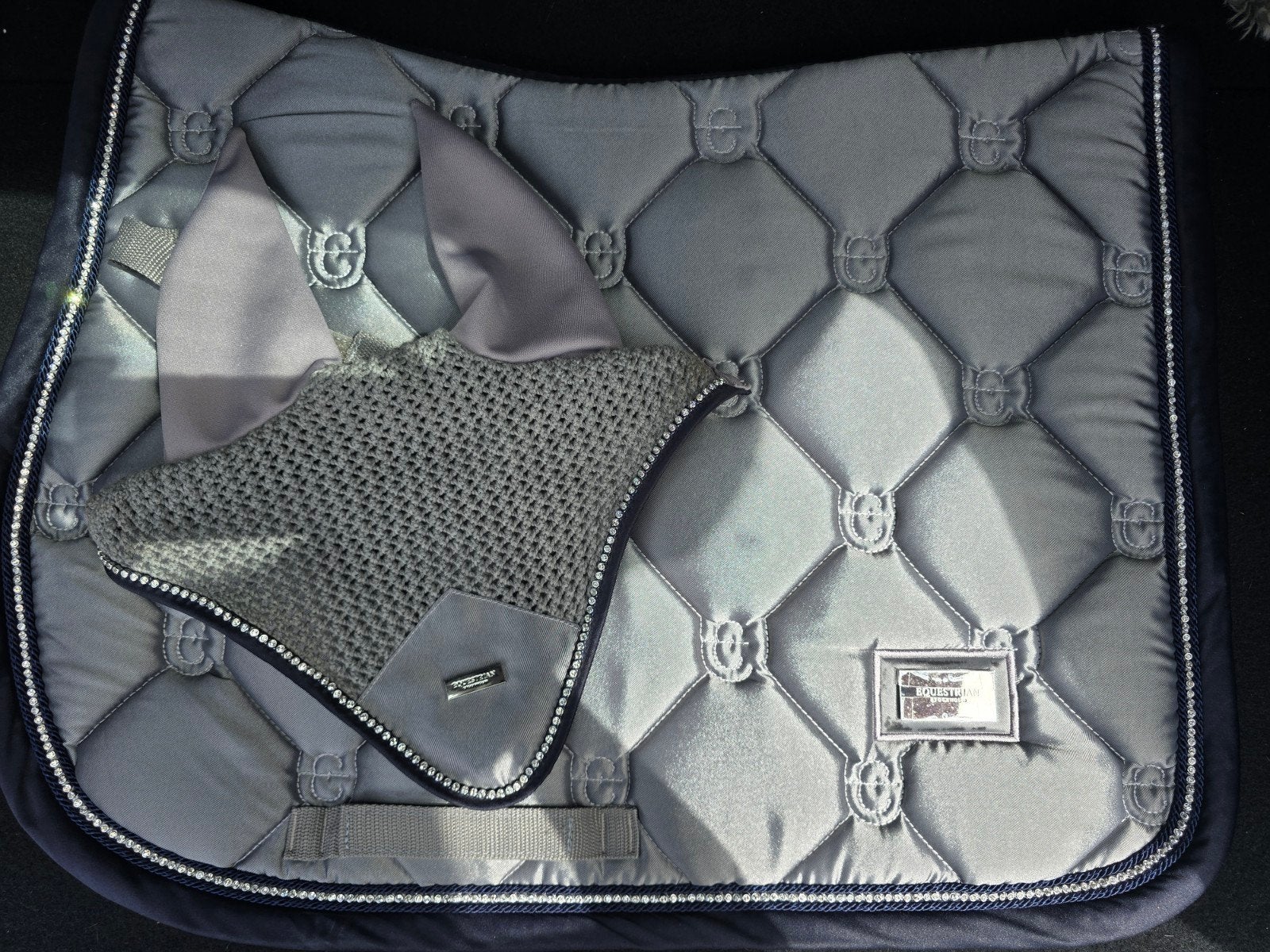 Nouveau set de Crystal Grey ES, Animaux & Accessoires, Enlèvement ou Envoi, Equestrian Stockholm, Gris, Full (L)