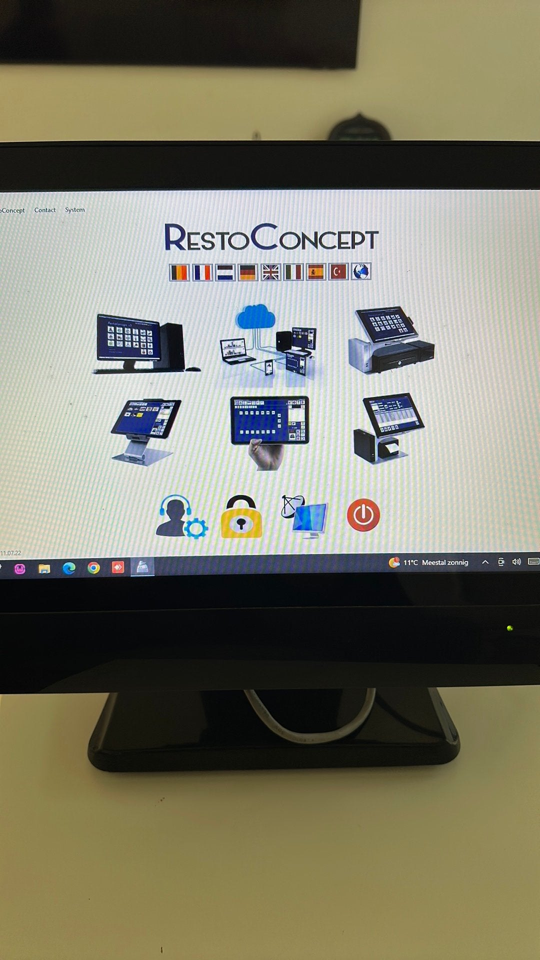 Kassa touchscreen, Ophalen, Zo goed als nieuw, Touchscreen