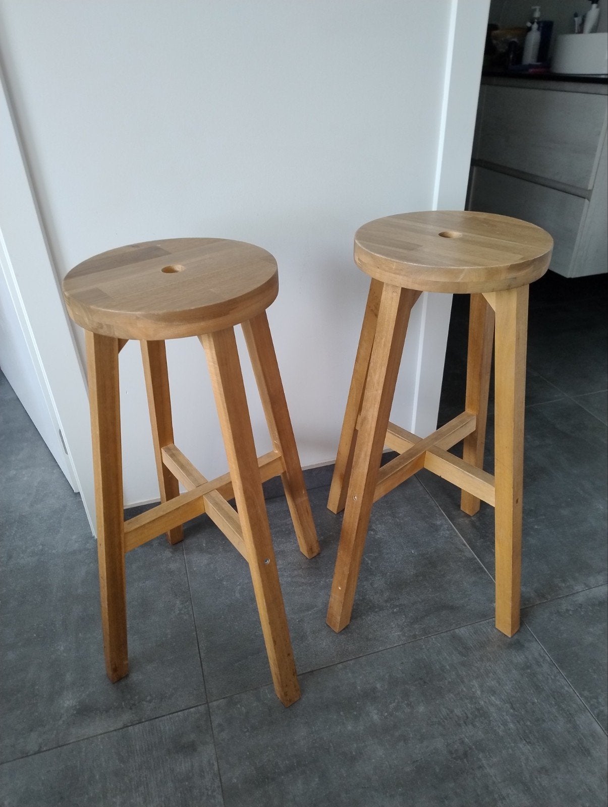 2 Barkrukken Ikea, Huis en Inrichting, Barkrukken, Ophalen