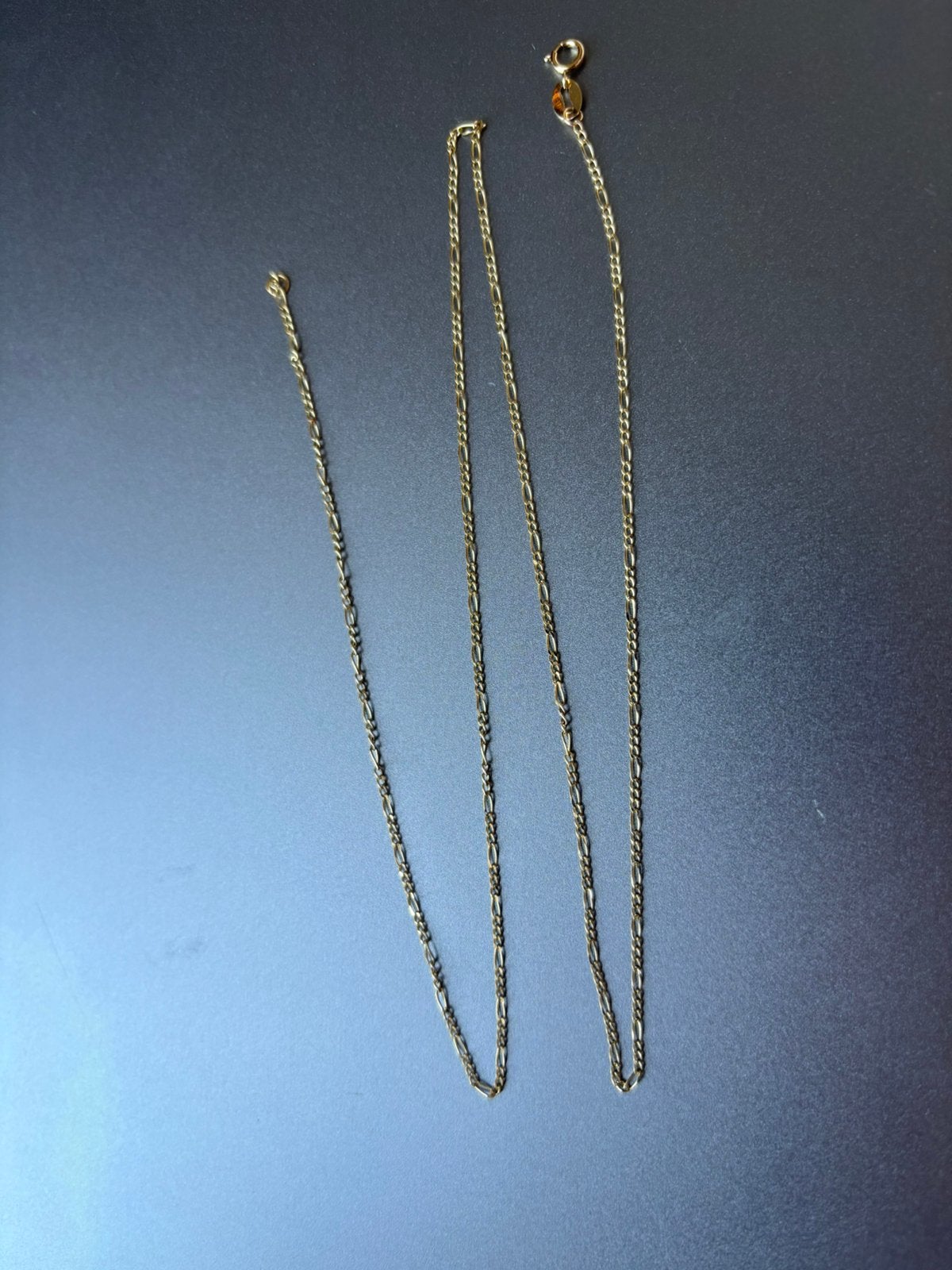 Chaine or 18k de 45 cm, Bijoux, Sacs & Beauté, Colliers, Enlèvement ou Envoi, Comme neuf, Or, Or