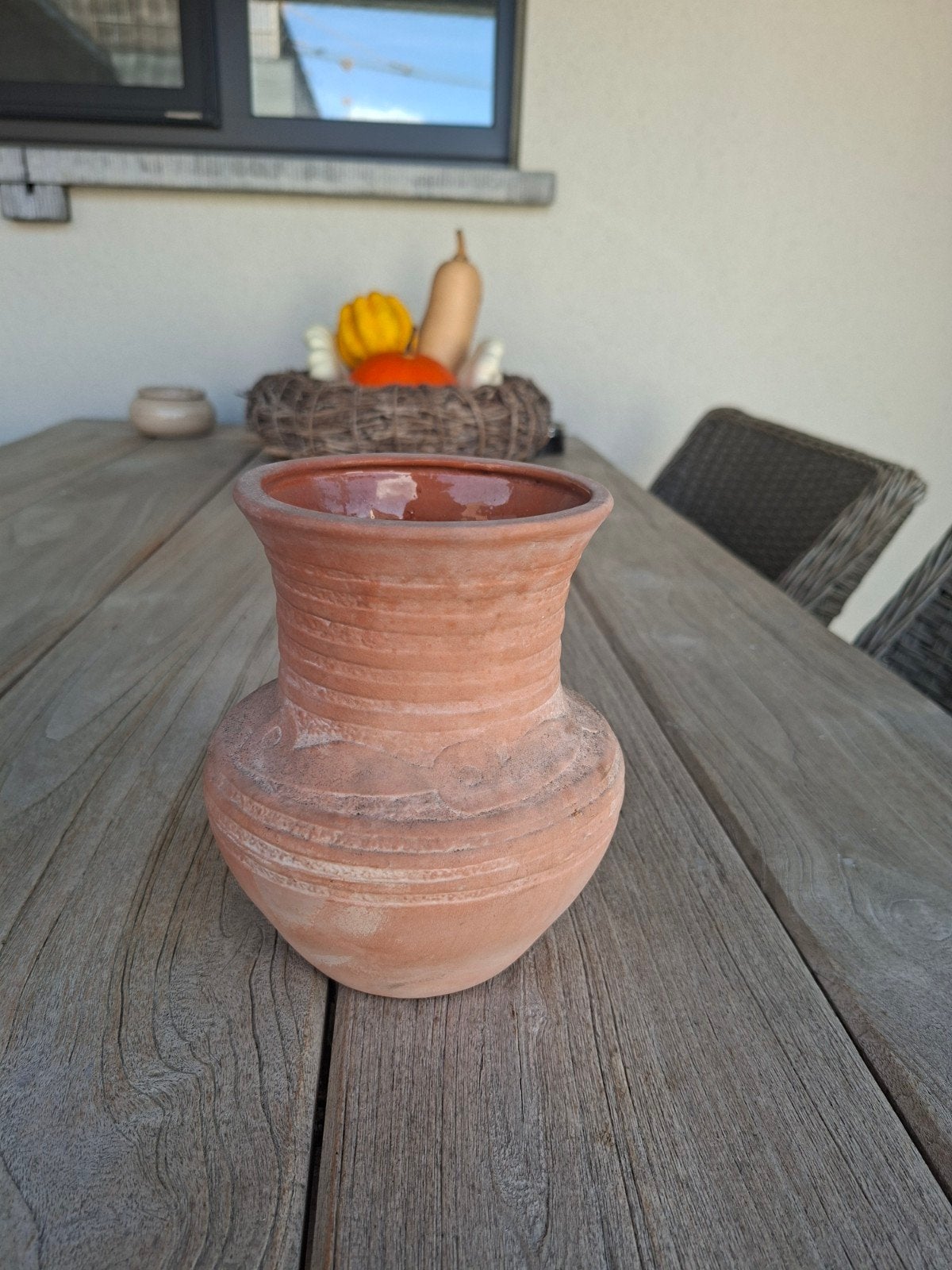 Terracotta pot, Neuf, Fait main, Autres couleurs, 16 cm