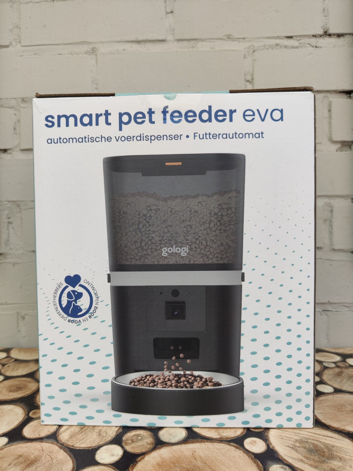 Automatische voerbak Eva 6L Gologi, Enlèvement